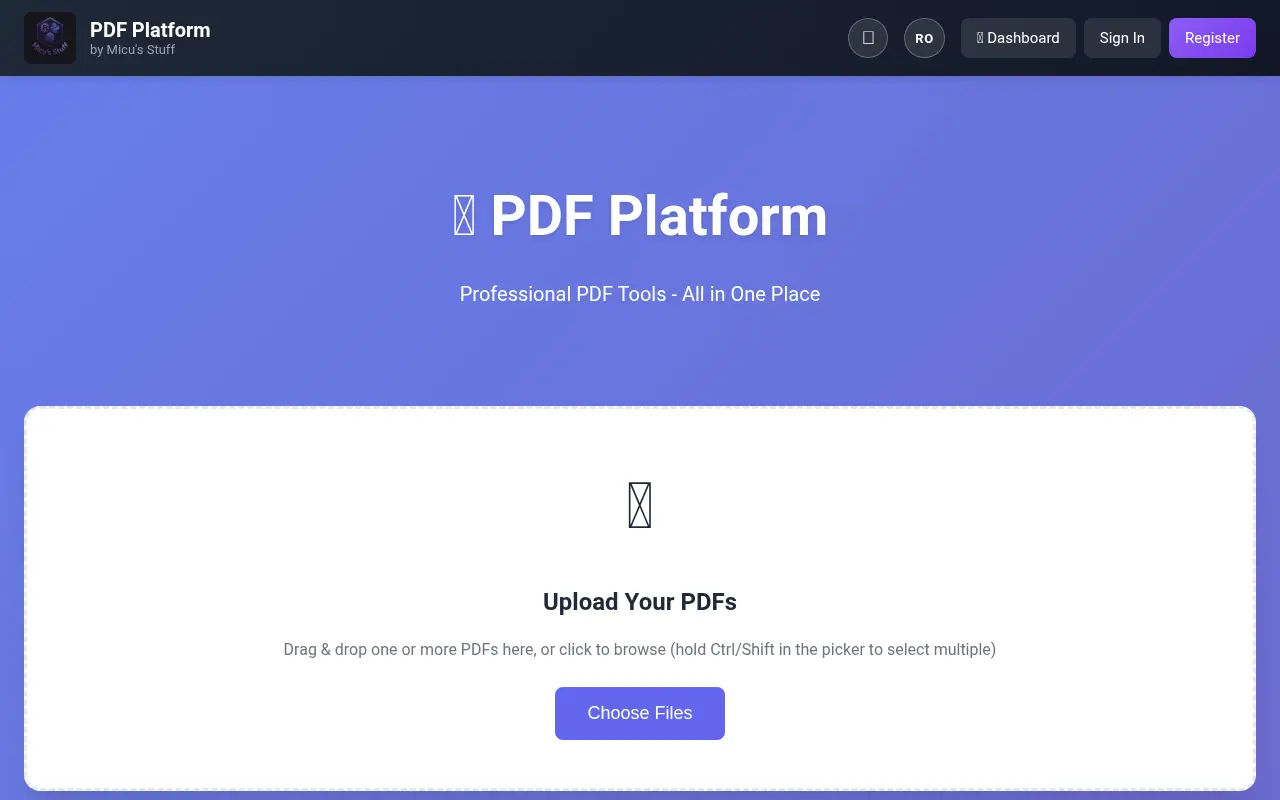Screenshot of PDF Editor
