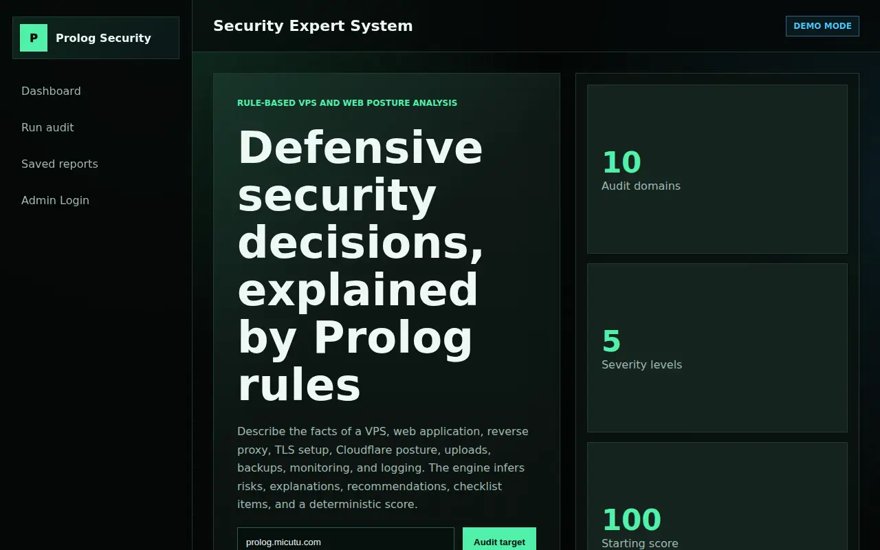 Screenshot of Prolog